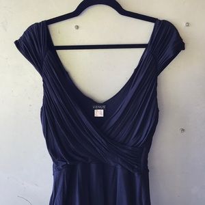 Navy Cross Waist Dress